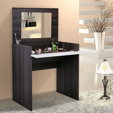 - Musetech Vanity Set with Mirror, Makeup Vanity Dressing Table Dresser Desk for Bedroom