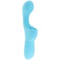 thumbnail image 1 of Rechargeable Butterfly Kiss Flicker Vibrator in Blue, 1 of 5
