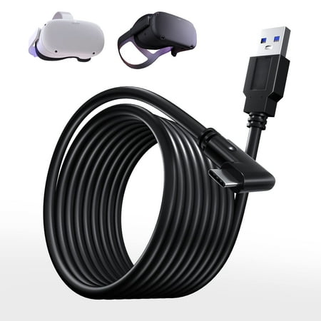 Link Cable 16 FT Compatible with Oculus Quest 2, High Speed PC Data Transfer Oculus Quest 2 Link Cable, Fast Charging USB 3.0 to USB C Cable for VR Headset and Gaming PC