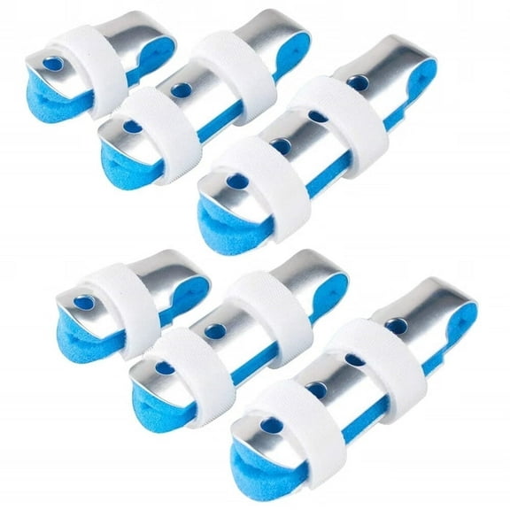 Finger brace splint,6 PCS finger splint pinky Support Braces for Arthritis Knuckle and Broken Finger Straightening Kids & Adults- 3 Sizes