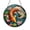 Acrylic 3.5 Inch, variant on Koi Fish and Lotus Stained Glass Art Panel – Decorative Window Hanging Accent