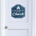 thumbnail image 2 of Heritage Plus Welcome to Our Church Wall or Door Sign | Religious Greeting Sign - Medium, 2 of 8