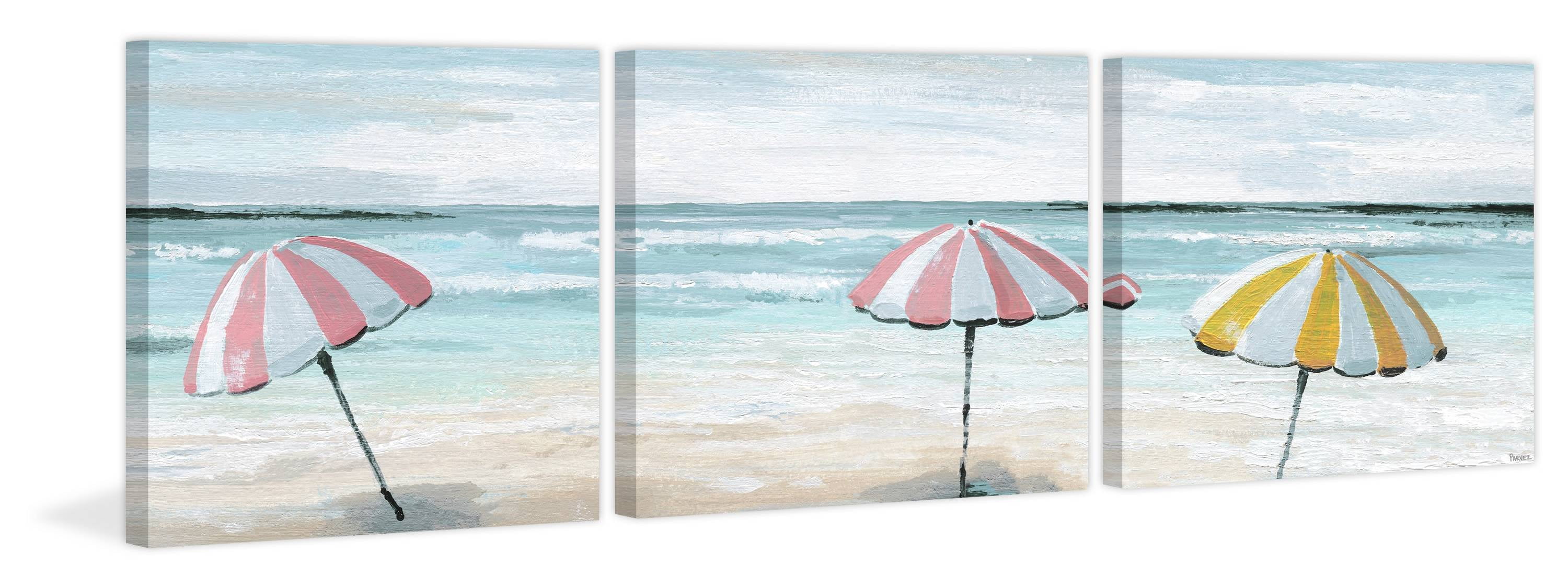 Candy-Colored Tents Triptych