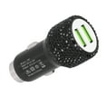thumbnail image 2 of USB Adapter Car Decoration,USB Car Charger 5V Rhinestone USB Car Charger Dual USB Car Charger Highly Versatile, 2 of 7
