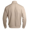 thumbnail image 4 of pstuiky camisetas de manga larga para hombre, Blusa/camiseta informal y moderna de terciopelo de punto con cuello alto y cremallera para hombre, de color liso camisetas de hombre xl, 4 of 9