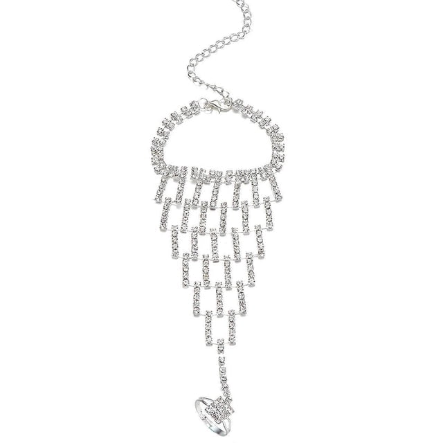 Versatile Bridal Rhinestone Bangle for Wedding and Special Events