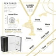 thumbnail image 2 of BEBERLINI Women Dolphin Pendant Necklace 14K Gold Filled Box Chain CZ Charm Jewelry 24", 2 of 7