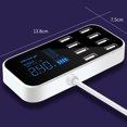 thumbnail image 2 of A9S Fast Car  8 Port Multi USB LCD Display 12V Phone  USB Hub for Phone Tablets DVR, 2 of 7