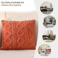 thumbnail image 6 of Polyester Decorative Throw Pillow With Invisible Zipper For Home Decor In Living Room And Bedroom Cushion Washable In Cold Water Perfect Sofa Accent Cushion For Home Decor, 6 of 7