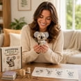 thumbnail image 6 of DIY Patchwork Elephant Set for Adults, Complete Craft Kit with Fabric Stuffing Tools and Guide, Adorable Sewing Project for Birthday Holiday Gift, 6 of 6
