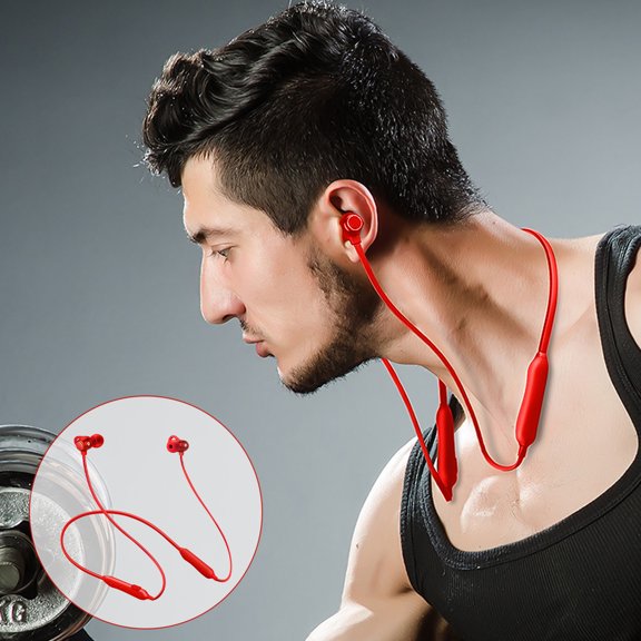 Back to School Gifts under $5 Bluetooth Headphones Wireless Earbuds Bluetooth 5.0 Sports Earphones With Microphone For Calls on Clearance