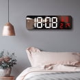 thumbnail image 3 of fastboy 1/2/3/5 Date Time Temperature Gym Timer With Clock Large LED Digital Timer 15 Humidity Black+White+Red 1 Pc, 3 of 6