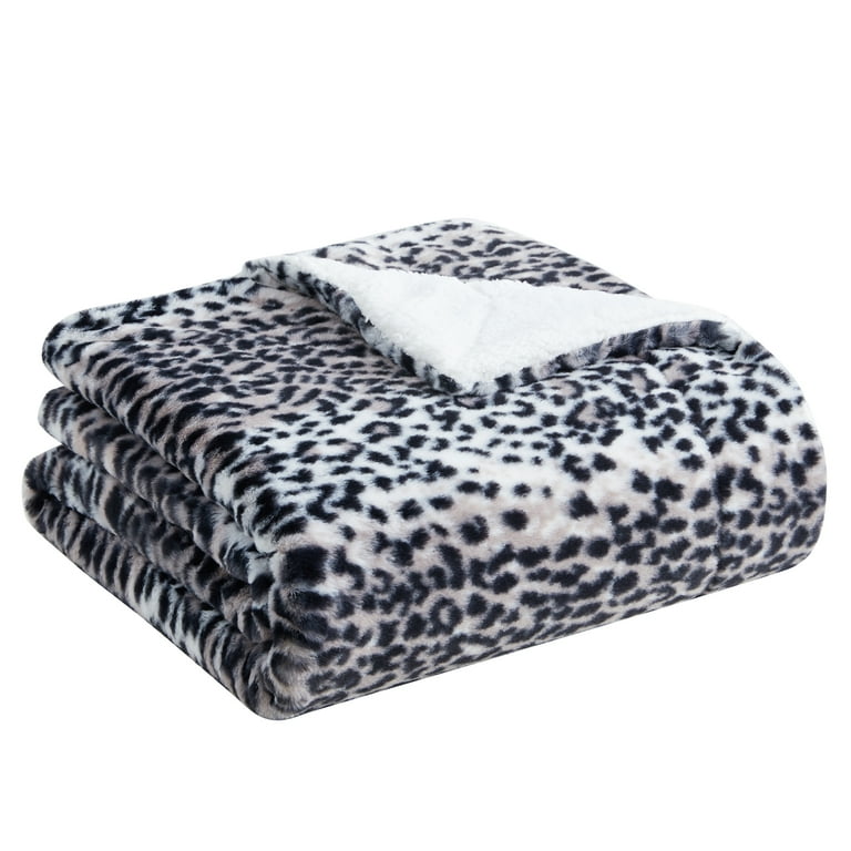 Abstract Cheetah Feather Yarn Throw | Magaschoni Home