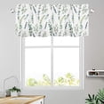 thumbnail image 2 of Jbralid Spring Summer Sage Green Eucalyptus Leaves Curtain Valances for Windows Farmhouse Leaf Kitchen Curtains 54x18 Inch Short Rod Pocket Valance for Living Room Bathroom Bedroom Decor, 2 of 5