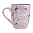 thumbnail image 3 of Taza de Cerámica Iridiscente con Diseño Glinda Mariposas, Taza para Bebidas Calientes, Capacidad 750 ml, Color Lila, 3 of 11