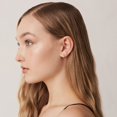 thumbnail image 4 of Pendientes PAVOI para mujer, chapados en oro amarillo de 14 quilates y circonitas, 4 of 5