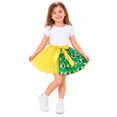 thumbnail image 2 of Petitebelle Brazil Theme Girl Tulle Tutu 1-10y (Yellow/Flag, 5-10 Years), 2 of 5