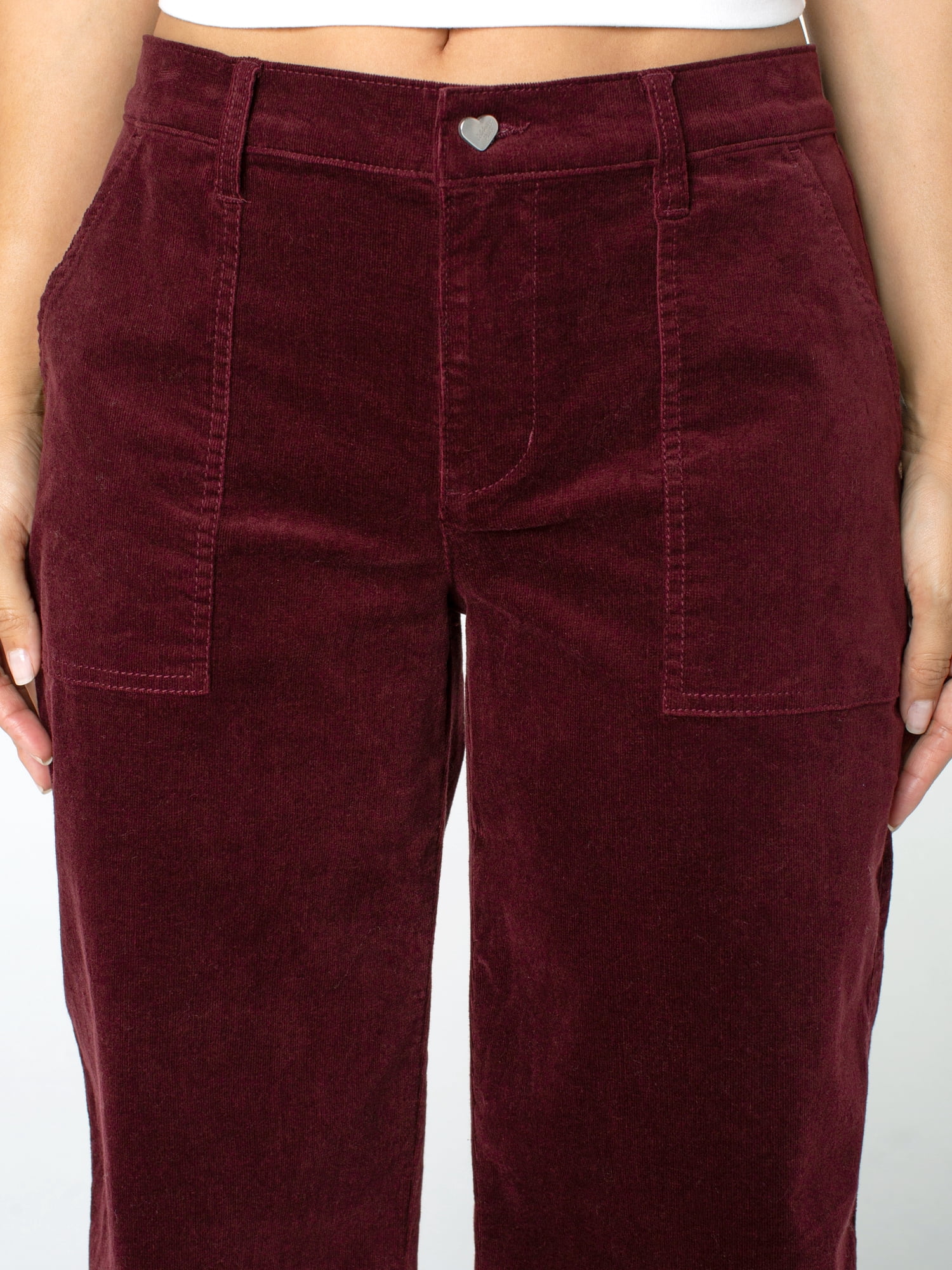 Celebrity Pink Women's and Women's Plus Corduroy Wide Leg Pants, Sizes XS-4X