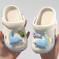 thumbnail image 3 of Gubotare Kid Clogs Toddler Kids Girls Boys Clogs Garden Shoes Slip on Water Shoes Toddler Slides Sandals Beach Slipper Children Size 13 (White,13 Little Kids), 3 of 4