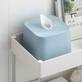 thumbnail image 5 of SPRING PARK Tissue Box Cover Square - Facial Cube Tissue Box Holder Case Dispenser for Bathroom Vanity Countertop, Bedroom Dresser, Office Desk or Night Stand Table, 5 of 7