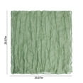 thumbnail image 4 of Boho Crinkle Cloth Napkin 20x20 in Polyester Light Blue Wedding Party Table Decor Reusable Elegant Placemat, 4 of 9