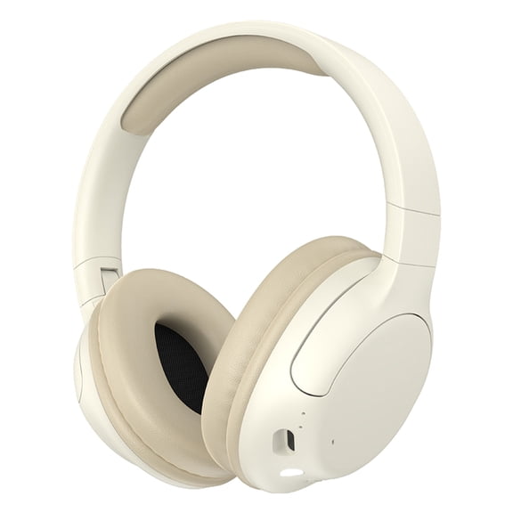 Kids Headphones, Cat Ear Wireless Headphones, LED Light Up Kids Bluetooth Headphones Over On Ear w/Microphone for Phone,Khaki