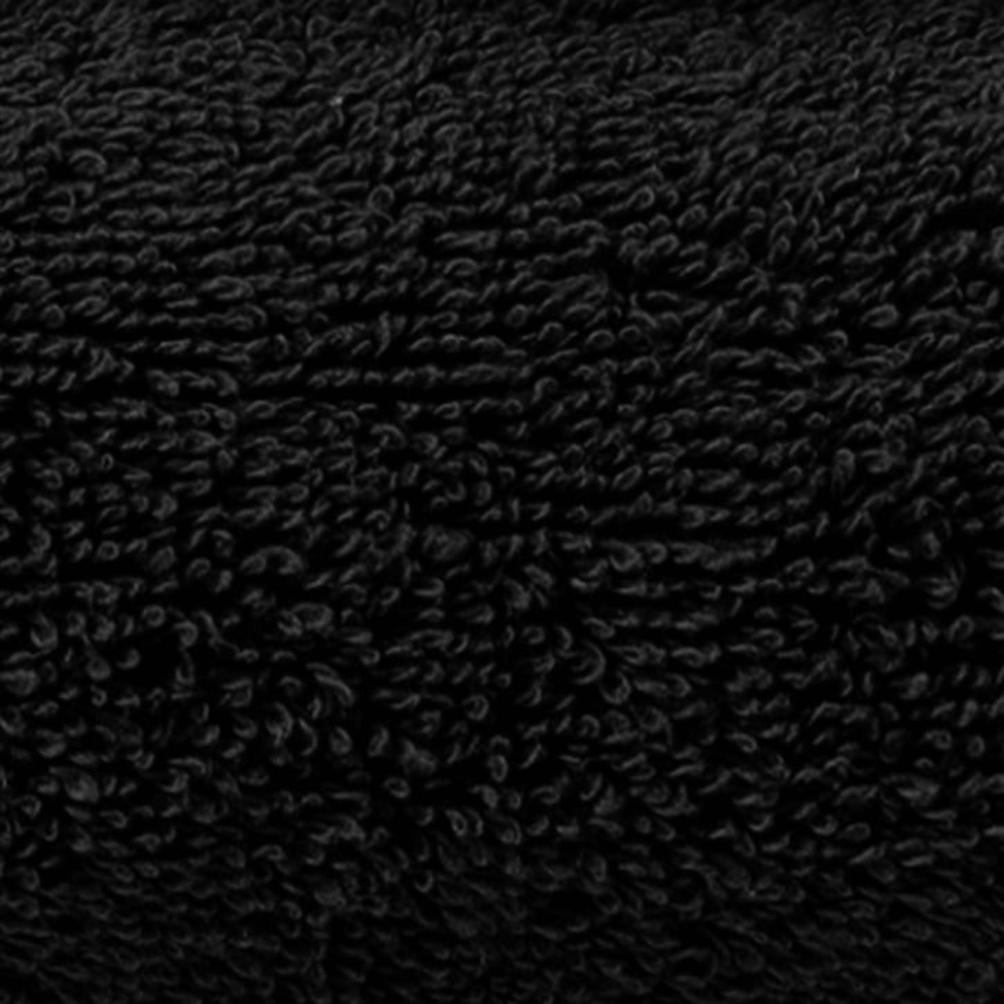 Ample Decor Bathroom Hand Towels 100% Cotton 18X28 inch -6pc Black