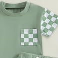 thumbnail image 4 of Summer Toddler Girl Clothes 2t 3t 4t 5t Embroidered Baby Girl Outfit 2 Piece Doll Neck Striped Shirt Shorts Set Kaprioy Fourth of July Baby Girl Outfit, 4 of 6