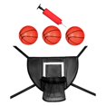 thumbnail image 2 of Mini Basketball Hoop for Trampoline Backyard Goal Game Lightweight Backboard Black 45x35cm, 2 of 7