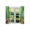 thumbnail image 3 of CADecor Japanese Window Kitchen Curtain, Path to Bamboo Forest Window Treatment Panel Curtains,26x39 inches,Set of 2, 3 of 3