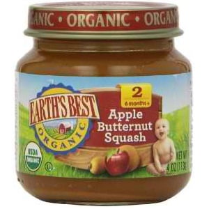 Earth's Best Stage 2 Apple Butternut Squash (12x4