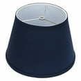 thumbnail image 4 of FenchelShades.com Lampshade 8" Top Diameter x 12" Bottom Diameter x 8" Slant Height with Washer (Spider) Attachment for Lamps with a Harp (Linen Navy Blue), 4 of 6