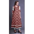 thumbnail image 3 of Bimba Kurti Long Imprimé pour Femmes Anarkali Robe Tunique Indienne Décontractée, 3 of 5