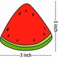 thumbnail image 2 of 60pcs Watermelon Stickers 3 inch Summer Watermelon Shape Name Stickers for Classroom Walls, Room Bulletin Borders, 2 of 4