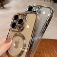 thumbnail image 6 of New Official Desert Gold Phone Case For iPhone 16 15 14 13 12 11 Pro Max Plus Clear Magsafe Magnetic Lens Protect Soft Cover, 6 of 10