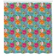 thumbnail image 3 of Ambesonne Floral Shower Curtain, Dandelion Vibrant Spring, 69"Wx84"L, Multicolor, 3 of 3