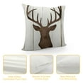 thumbnail image 4 of COMIO  Cabin Decor Pillow Covers ,Cabin Throw Pillows,Log Cabin Decor,Wild Animal Deer Farmhouse Rustic Pillow Covers,Camping Pillow,Camping Decor,Woodland Nursery Decor, 4 of 5