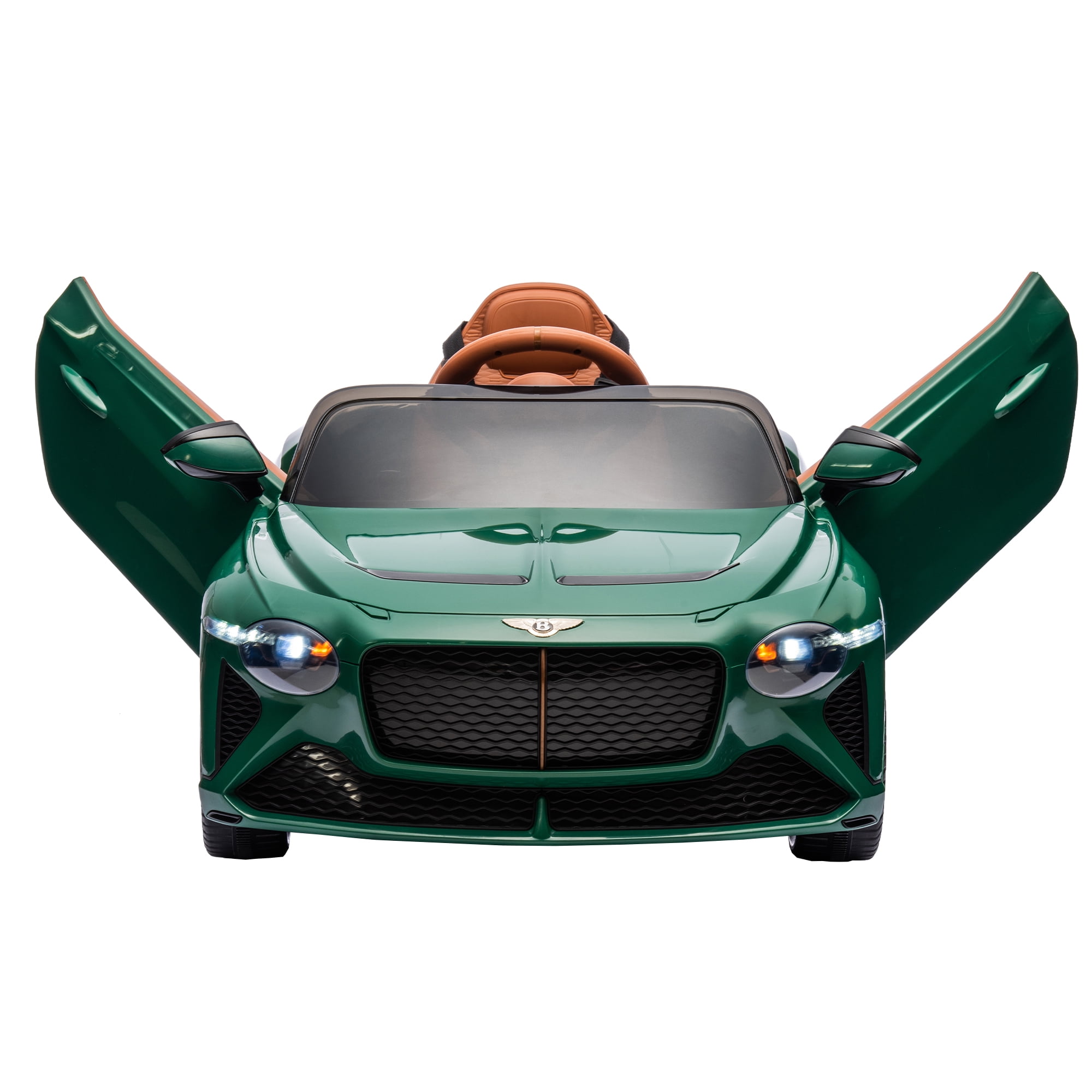 CIPACHO Licensed Bentley Mulsanne 12 V Kids Electric Ride On Cars Battery Powered Sports Car Toy, Parents Control, Sound System, Green CIPACHO Licensed Bentley Mulsanne 12 V Kids Electric Ride On Cars Battery Powered Sports Car Toy, Parents Control, Sound System, Green
