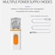 thumbnail image 2 of Inteprter Inhalador para adultos, atomizador de niebla portátil de mano de 2W, dispositivo de vapor impermeable de 10ml Suministros de limpieza para el hogar naranja, 2 of 6