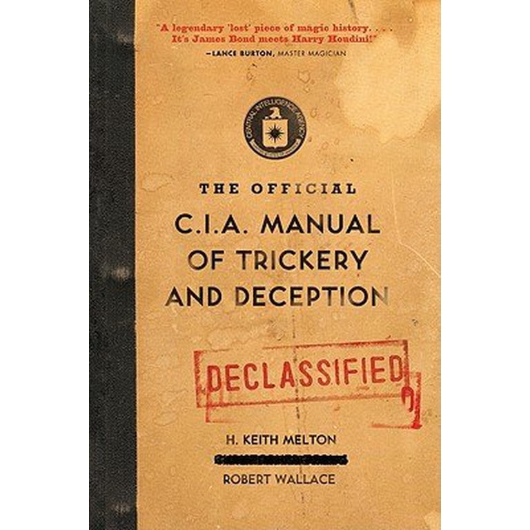 Historical Book: The Official CIA Manual of Trickery and Deception