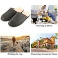 thumbnail image 6 of LORDFON Mens House Slip-On Slippers Warm Winter Indoor Slippers for Men with Soft Memory Foam, 6 of 7