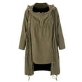 thumbnail image 6 of TANYSU Women New Fall/winter Hooded Collar Long Sleeve Maternity Coats Jackets For Mother-to-be, 6 of 9