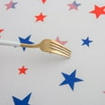 thumbnail image 2 of 4th of July Tablecloth 60" X 84" Rectangle Patriotic Tablecloth - Red Blue Stars White Oblong Polyester Table Cover Reusable Water Resistant Independence Day Holiday Picnic Party Table Décor, 2 of 6