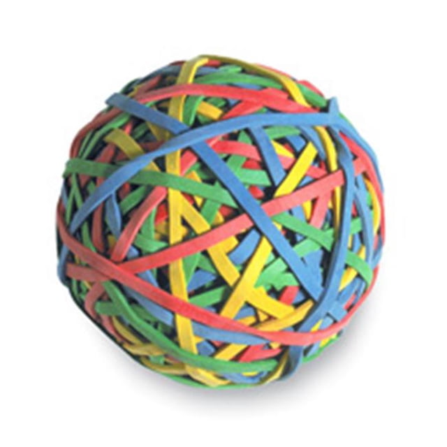 Acco Brands- Inc. Rubber band Ball- 275-Ball- Assorted Colors