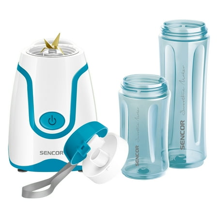 Sencor - 20 Oz. Smoothie Blender with Travel Bottles - Turqoise