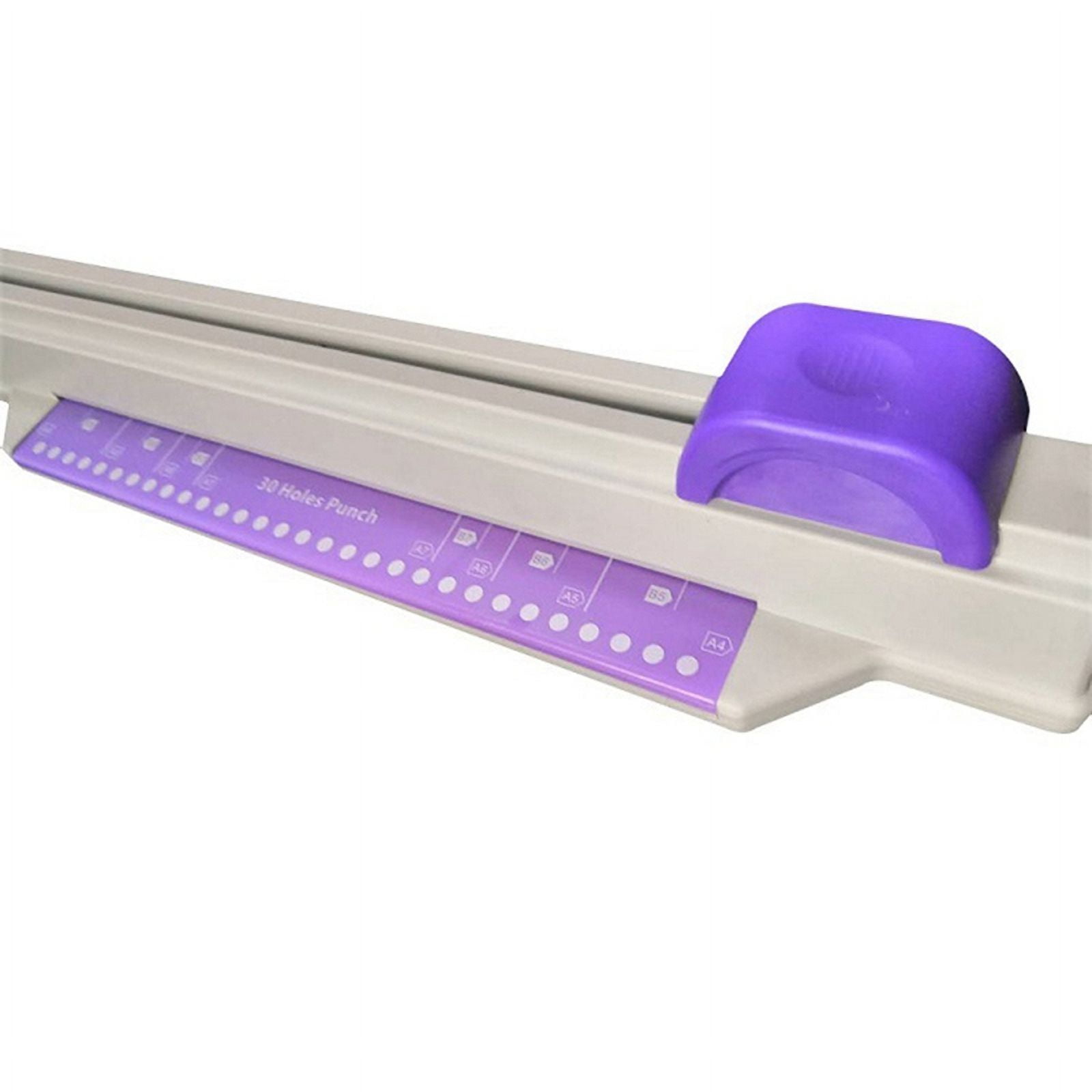 30 Holes Puncher Sliding Light Duty Paper Punch A4 B5 A5 A7 B7 A6 B6 Capacity 5 Sheets Hole