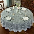 thumbnail image 5 of Mantel redondo lavable de 180 cm, impermeable, antiarrugas y antimanchas., 5 of 5
