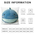 thumbnail image 5 of Very Soft Blue Whale Shark Hugging Pillow Plush Doll Fish Plush Toy Stuffed Animals, 5 of 5