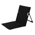 thumbnail image 3 of Silla de salón para acampar Silla con respaldo para picnic plegable con bolsa de almacenamiento Tubo de hierro Versátil Durable Tamaño abierto 39,5 cm Negro shamjiam Reposapiés plegable, 3 of 8