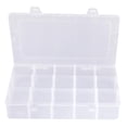 thumbnail image 3 of Fishing Tackle Box Organizer with Dividers, Transparent Plastic Container for, 3 of 12
